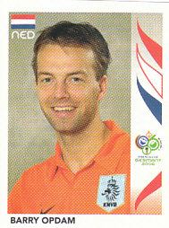 Barry Opdam Netherlands samolepka Panini World Cup 2006 #233